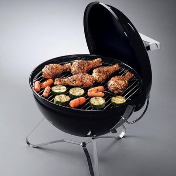 14 Inch Weber Smokey Joe Portable Charcoal Grill In Black Weber